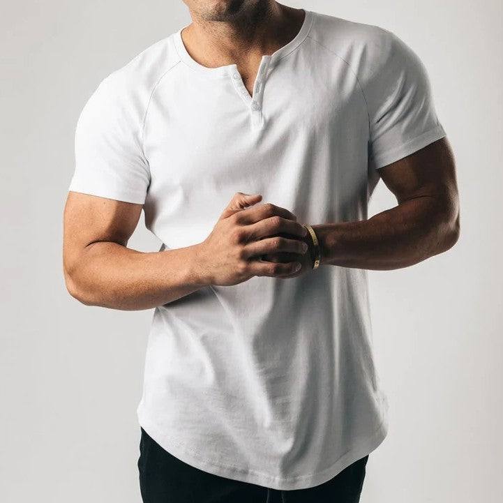 Cotton T-shirt in WHITE